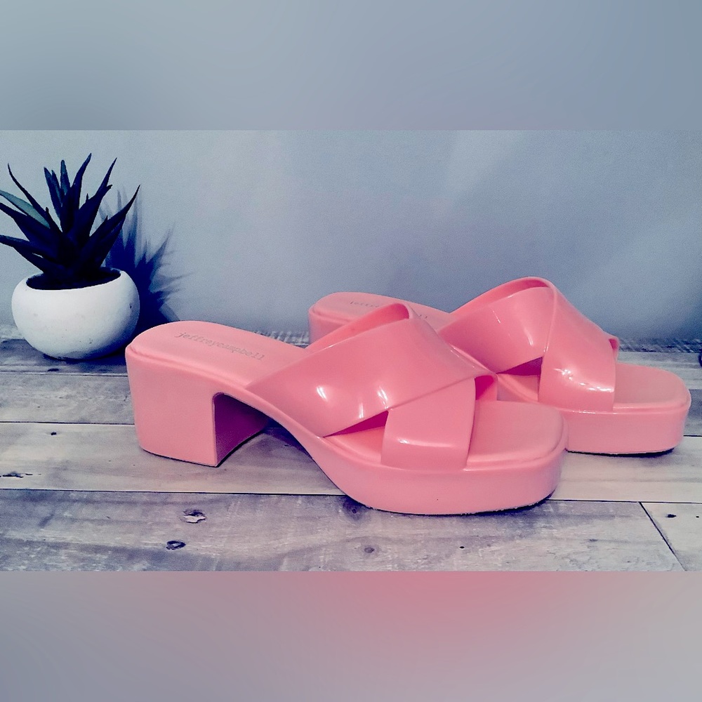 JefferyCampbell Bubblegum platform Sandal